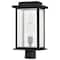 Nuvo Sullivan Outdoor Post Lantern 1 Light Matte Black Finish 60/7378 - alternate 5